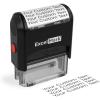 imageExcelMark Custom Stamp  Clear ampamp Crisp Impressions  Personalized SelfInking Rubber Stamp  Use for Address Stamp and More LargeMedium