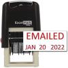 imageExcelMark Emailed Date Stamp  Compact Size Red InkRed Ink