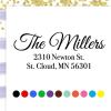imageExcelMark Personalized Return Address Stamp  Custom Self Inking Rubber Stamp SmallMedium