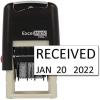 imageExcelMark Received  SelfInking Rubber Date Stamp  Compact Size  Black InkBlack Ink