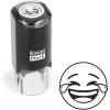 imageExcelMark Round Teacher Emoji Stamp  Smirking ShadesLAUGHING TEARS