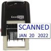 imageExcelMark Scanned Date Stamp  Compact Size Blue InkBlue Ink