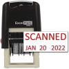 imageExcelMark Scanned Date Stamp  Compact Size Blue InkRed Ink