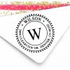imageExcelMark Self Inking Monogram Address Stamp  Style 320
