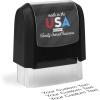 imagePersonalized Rubber Stamp  Made in America  HighDefinition Impression SmallSmall