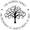 imageReMarks by ExcelMark Return Address Stamp Self Inking Personalized  Tree of Life Design