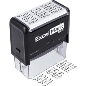 imageExcelMark Custom Rubber Stamp  Clean ampamp Easy Stamping  Personalized SelfInking Stamp SmallExtra Large