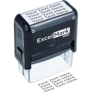 imageExcelMark Custom Rubber Stamp  Clean ampamp Easy Stamping  Personalized SelfInking Stamp SmallMedium