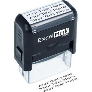 imageExcelMark Custom Rubber Stamp  Clean ampamp Easy Stamping  Personalized SelfInking Stamp SmallSmall