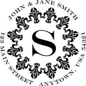 imageExcelMark Custom Self Inking Address Stamp with Monogram  Style 195Style 190