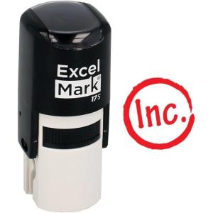 imageExcelMark Grade A Plus  SelfInking Round Teacher Stamp  Red InkInc
