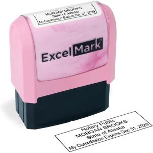 imageExcelMark Notary Stamp for All 50 States  Official State Seal  All 50 StatesAlaska