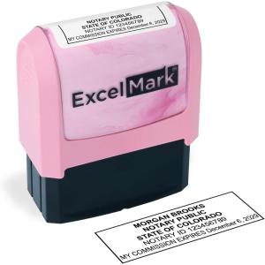 imageExcelMark Notary Stamp for All 50 States  Official State Seal  All 50 StatesColorado
