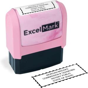 imageExcelMark Notary Stamp for All 50 States  Official State Seal  All 50 StatesIdaho