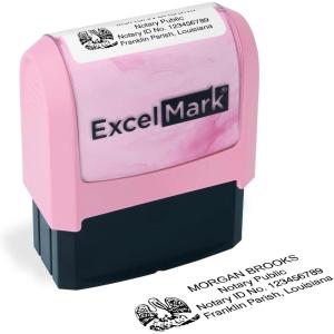 imageExcelMark Notary Stamp for All 50 States  Official State Seal  All 50 StatesLouisiana