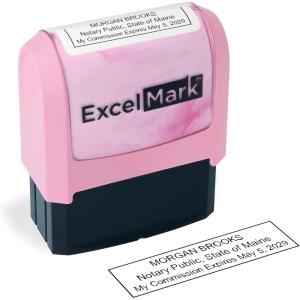 imageExcelMark Notary Stamp for All 50 States  Official State Seal  All 50 StatesMaine