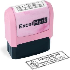 imageExcelMark Notary Stamp for All 50 States  Official State Seal  All 50 StatesMassachusetts