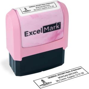 imageExcelMark Notary Stamp for All 50 States  Official State Seal  All 50 StatesNebraska