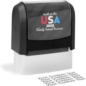imagePersonalized Rubber Stamp  Made in America  HighDefinition Impression SmallLarge