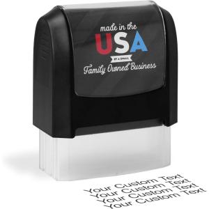 imagePersonalized Rubber Stamp  Made in America  HighDefinition Impression SmallMedium