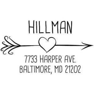 imageReMarks Address Stamp SophisticatedCupids Arrow