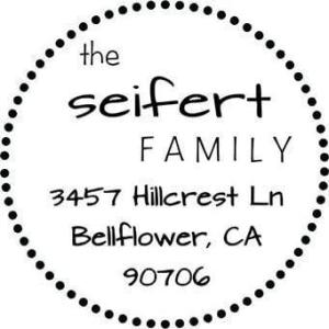 imageReMarks Address Stamp SophisticatedDotted Family