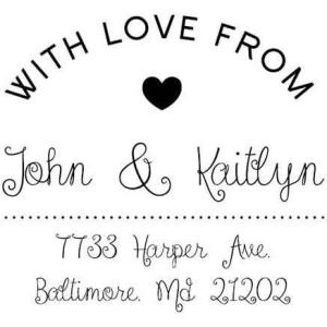 imageReMarks Address Stamp SophisticatedWith Love