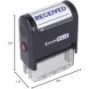 imageExcelMark A1539 SelfInking Rubber Stamp  Received with Signature Line  Blue
