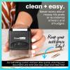 imageExcelMark A1539 SelfInking Rubber Stamp  Received with Signature Line  Blue