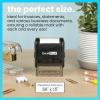 imageExcelMark A1539 SelfInking Rubber Stamp  Received with Signature Line  Blue