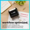 imageExcelMark Approved by  SelfInking Rubber Stamp  A1539 Red Ink