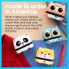 imageExcelMark Clothing Name Stamp for Kids Waterproof Ink Perfect for Daycare Camp and School PandaKitten