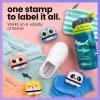 imageExcelMark Clothing Name Stamp for Kids Waterproof Ink Perfect for Daycare Camp and School PandaKitten