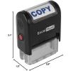 imageExcelMark Copy  SelfInking Rubber Stamp  A1539 Blue InkCOPY