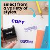 imageExcelMark Copy  SelfInking Rubber Stamp  A1539 Blue InkENTERED