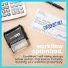 imageExcelMark Copy  SelfInking Rubber Stamp  A1539 Blue InkFOR DEPOSIT ONLY