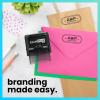 imageExcelMark Custom Logo Stamp  Personalized SelfInking Stamp  Upload Your Own Image MediumMedium