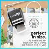 imageExcelMark Custom Logo Stamp  Personalized SelfInking Stamp  Upload Your Own Image MediumSquareRound