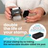 imageExcelMark FAXED Self Inking Rubber Stamp  Red InkCOPY