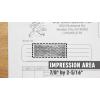 imageExcelMark Identity Theft Protection Stamp ID Theft Stamp Plus 5cc Refill Ink
