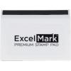 imageExcelMark Ink Pad for Rubber Stamps 178quot x 318quot PurpleBlack