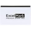 imageExcelMark Ink Pad for Rubber Stamps 178quot x 318quot PurpleBlack