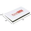 imageExcelMark Ink Pad for Rubber Stamps 178quot x 318quot PurpleRed