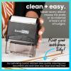 imageExcelMark Notary Acknowledgement Stamp  Blue InkBlack