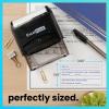 imageExcelMark Notary Acknowledgement Stamp  Blue InkBlue