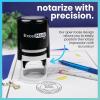 imageExcelMark Notary Stamp for All 50 States  Official State Seal  New Jersey  RoundArkansas