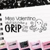 imageExcelMark Personalized Teacher Stamps for Classroom  Custom Stamps for Grading  Puns of Praise with 12 Stylish Mount Patterns Pink Mount Youre One Smart CookiePink Mount