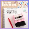 imageExcelMark Personalized Teacher Stamps for Classroom  Custom Stamps for Grading  Puns of Praise with 12 Stylish Mount Patterns Pink Mount Youre One Smart CookiePink Mount