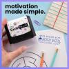 imageExcelMark Personalized Teacher Stamps for Classroom  Custom Stamps for Grading  Puns of Praise with 12 Stylish Mount Patterns Pink Mount Youre One Smart CookieBlack Mount