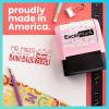 imageExcelMark Personalized Teacher Stamps for Classroom  Custom Stamps for Grading  Puns of Praise with 12 Stylish Mount Patterns Pink Mount Youre One Smart CookiePink Mount